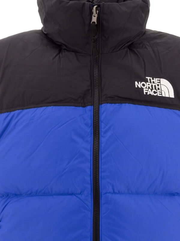 "The North Face" Veste sans manches homme bleue en nylon recyclé et duvet coupe ample – Image 3