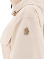 "Moncler Grenoble" manteau beige en polyester avec rembourrage duvet pour femme – Image 4