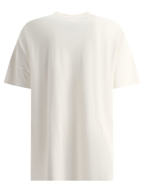 "Nonnative" t-shirt homme blanc en coton et lin coupe regular – Image 2