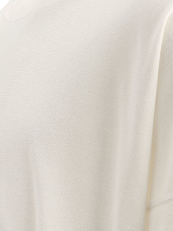 "Nonnative" t-shirt homme blanc en coton et lin coupe regular – Image 4