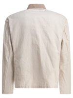 "Nonnative" veste homme beige coton et lin – Image 2