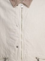 "Nonnative" veste homme beige coton et lin – Image 3