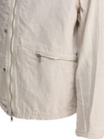 "Nonnative" veste homme beige coton et lin – Image 4