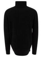 "Nonnative" pull zippé homme noir en laine coupe regular – Image 2