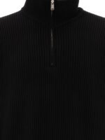 "Nonnative" pull zippé homme noir en laine coupe regular – Image 3