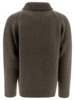 "Nonnative" pull homme vert en laine – Image 2