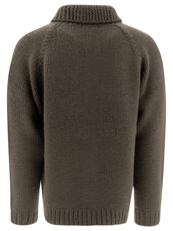 "Nonnative" pull homme vert en laine – Image 2