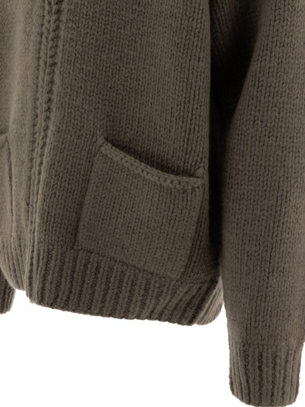 "Nonnative" pull homme vert en laine – Image 4