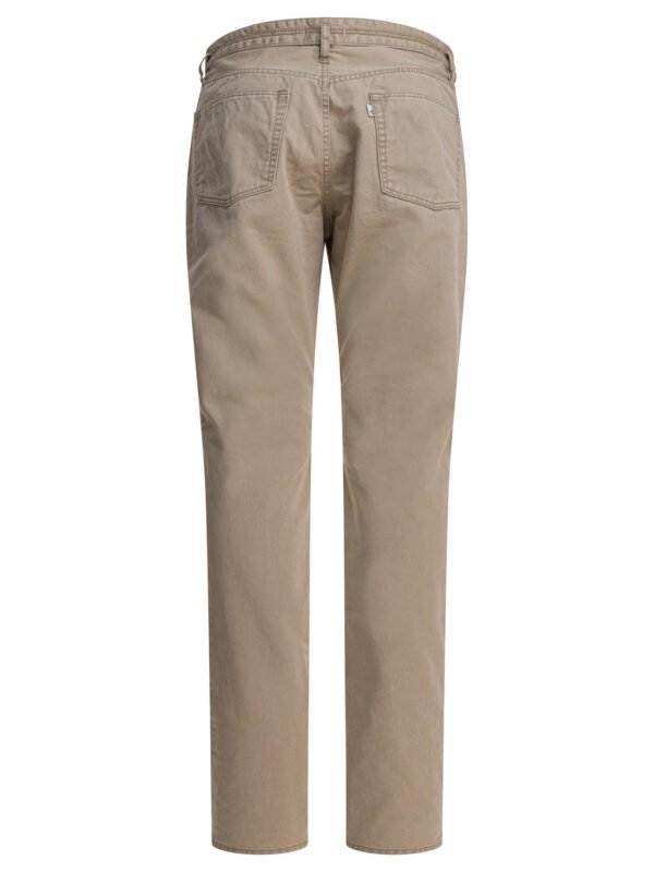 "Nonnative" pantalon homme beige coton coupe regular – Image 2