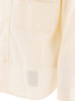 "Nonnative" chemise homme beige en coton et soie – Image 4