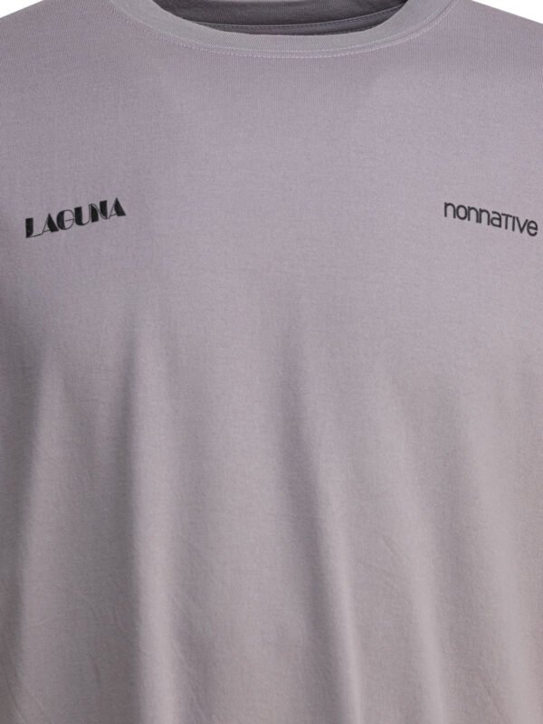 "Nonnative" t-shirt homme violet coton – Image 3