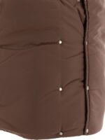 "Nonnative" veste sans manches homme marron en polyester matelassé coupe regular – Image 4