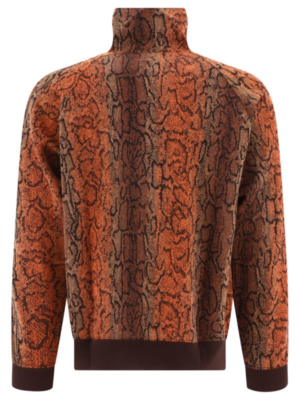 "Needles" Veste zippée homme marron en polyester coupe regular – Image 2