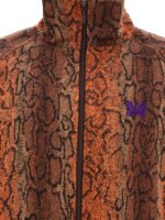"Needles" Veste zippée homme marron en polyester coupe regular – Image 3
