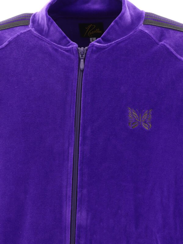 "Needles" Sweatshirt homme violet en coton coupe regular – Image 3