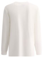 "Needles" t-shirt manches longues blanc coton homme coupe relaxed – Image 2