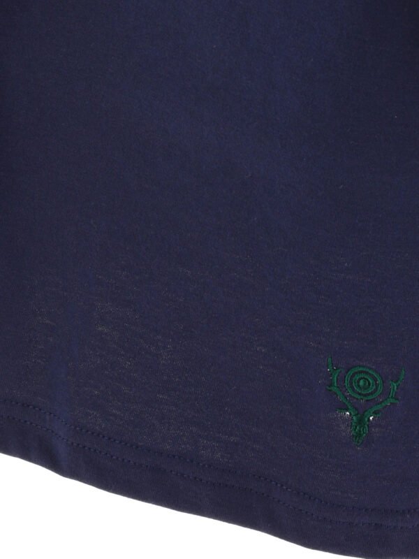 "South2 West8" t-shirt bleu coton coupe regular homme – Image 4