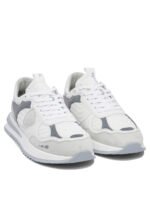 "Philippe Model Paris" sneakers homme gris en cuir et tissu - Image 2