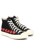 "Comme Des Garçons Play" sneakers homme noires Small Hearts – Image 2