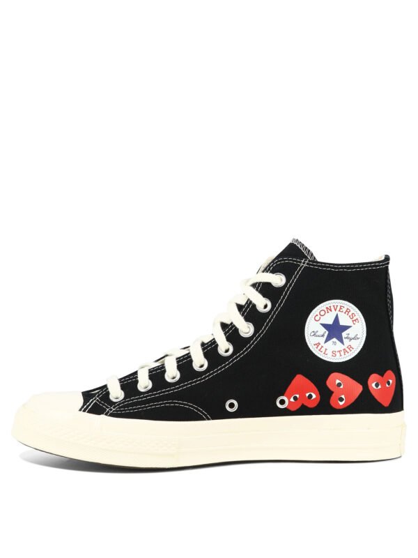 "Comme Des Garçons Play" sneakers homme noires Small Hearts – Image 3