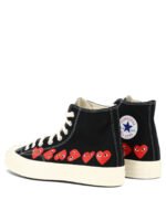 "Comme Des Garçons Play" sneakers homme noires Small Hearts – Image 4