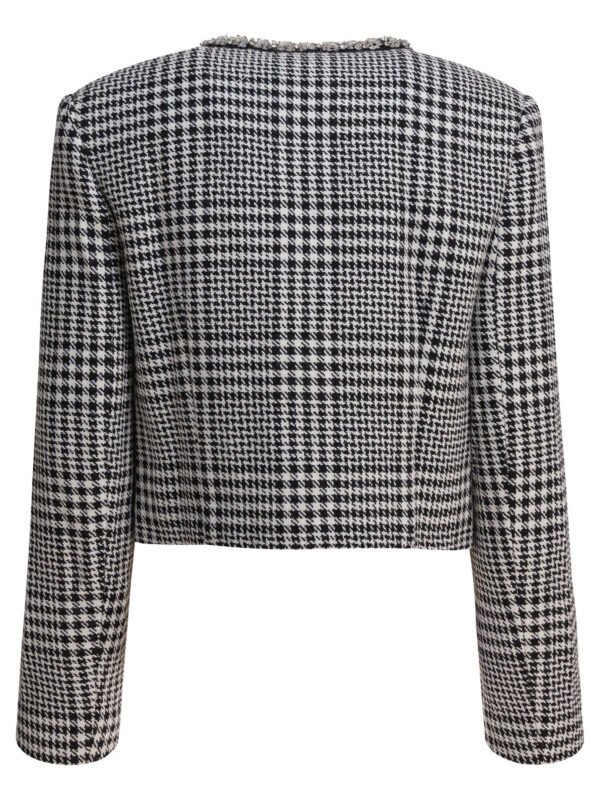 "Self-Portrait" Veste femme gris en polyester coupe standard – Image 2