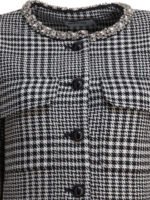 "Self-Portrait" Veste femme gris en polyester coupe standard – Image 3