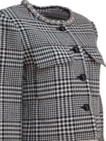 "Self-Portrait" Veste femme gris en polyester coupe standard – Image 4
