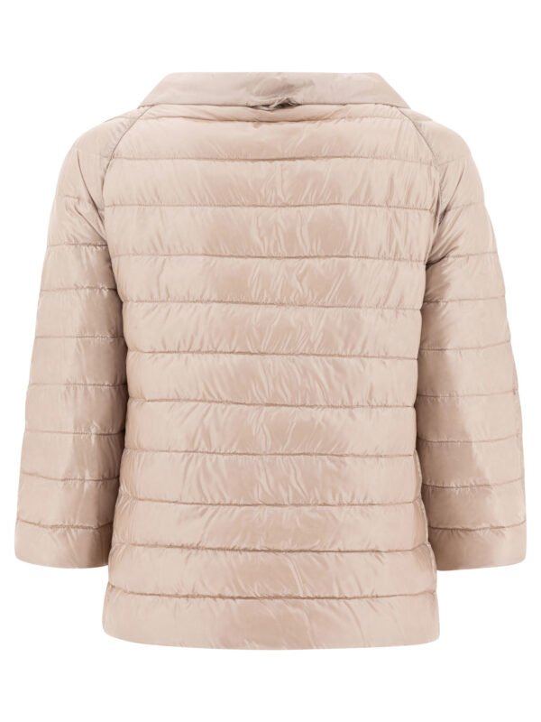 "Herno" doudoune beige en polyamide avec rembourrage duvet pour femme – Image 4