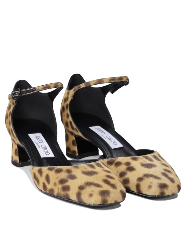 "Jimmy Choo" escarpins femme marron imprimé léopard Pixie en cuir - Image 2