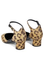 "Jimmy Choo" escarpins femme marron imprimé léopard Pixie en cuir - Image 4