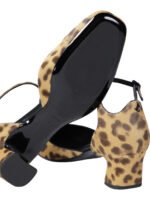 "Jimmy Choo" escarpins femme marron imprimé léopard Pixie en cuir - Image 5