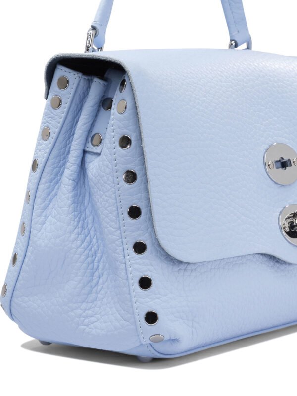 "Zanellato" sac à main femme bleu en cuir – Image 4
