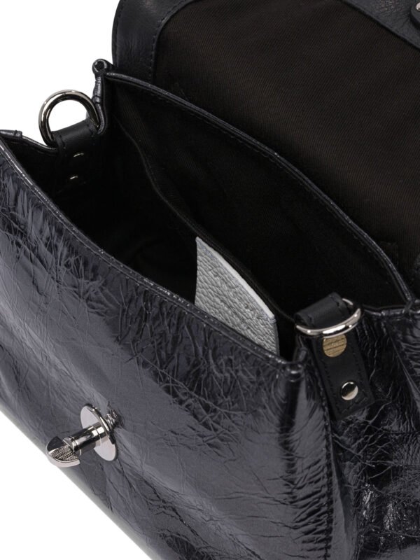 "Zanellato" sac à main femme noir en cuir - Image 5
