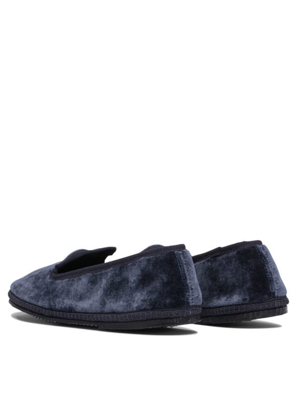 "Sentier di Segantin Roberta" mocassins femme bleus en velours – Image 4