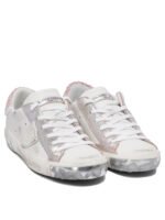 "Philippe Model Paris" Sneakers femme blanches en cuir style urbain – Image 2