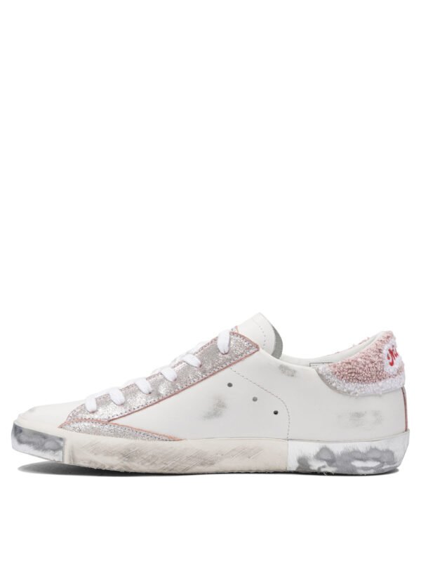 "Philippe Model Paris" Sneakers femme blanches en cuir style urbain – Image 3