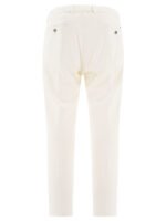 "Herno" pantalon homme blanc en cachemire et soie coupe regular – Image 2