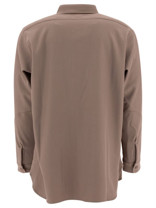 "Needles" chemise homme marron polyester coupe regular – Image 2