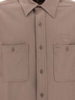 "Needles" chemise homme marron polyester coupe regular – Image 3