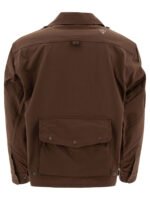 "South2 West8" veste Tenkara en nylon marron pour homme - Image 2