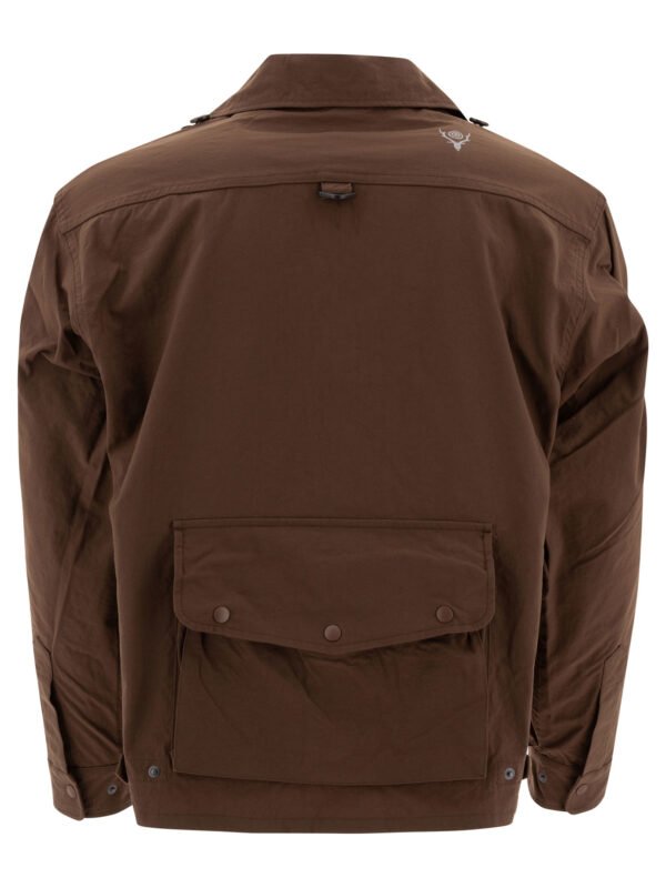 "South2 West8" veste Tenkara en nylon marron pour homme - Image 2