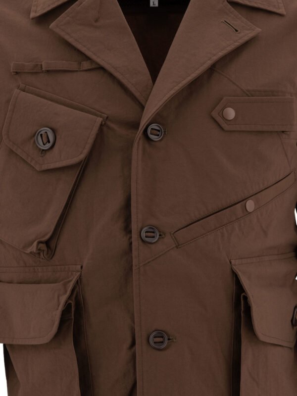 "South2 West8" veste Tenkara en nylon marron pour homme - Image 3