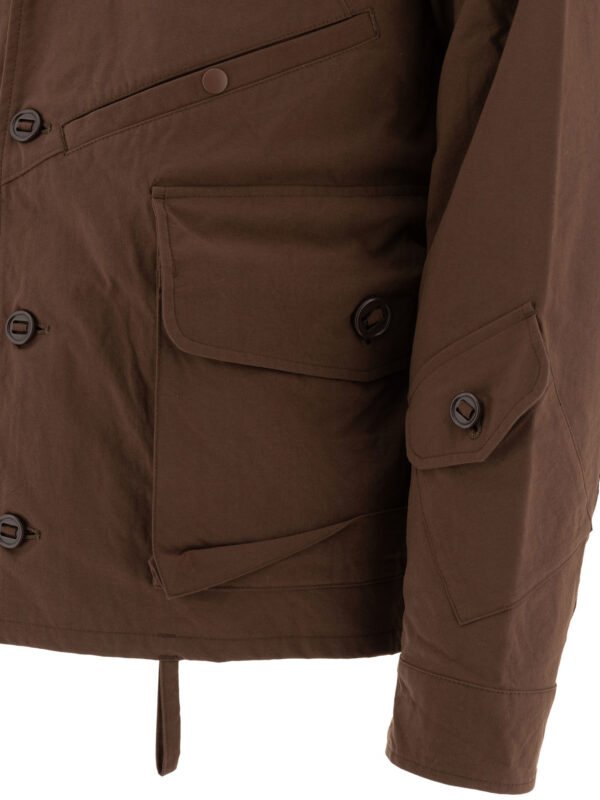 "South2 West8" veste Tenkara en nylon marron pour homme - Image 4