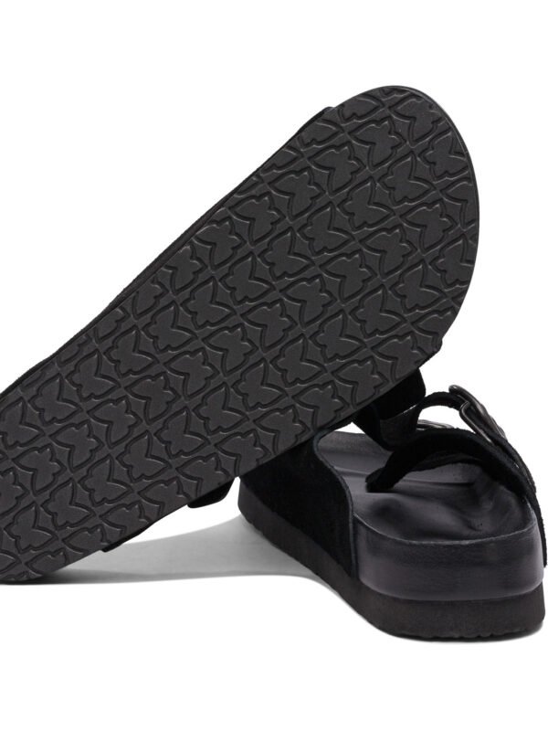 "Needles" sandales homme noires en cuir – Image 5