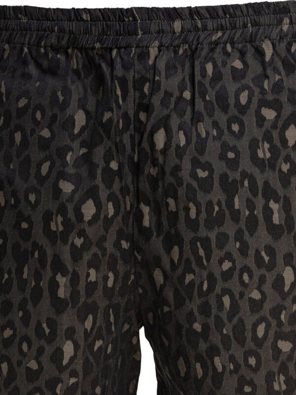 "Needles" short marron imprimé léopard en polyester et coton coupe regular pour homme – Image 3