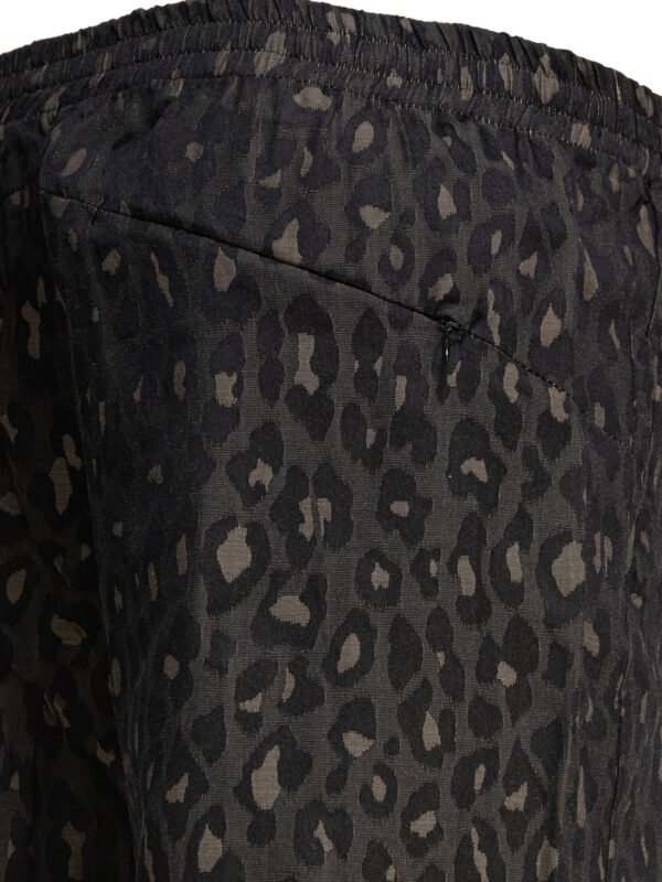 "Needles" short marron imprimé léopard en polyester et coton coupe regular pour homme – Image 4