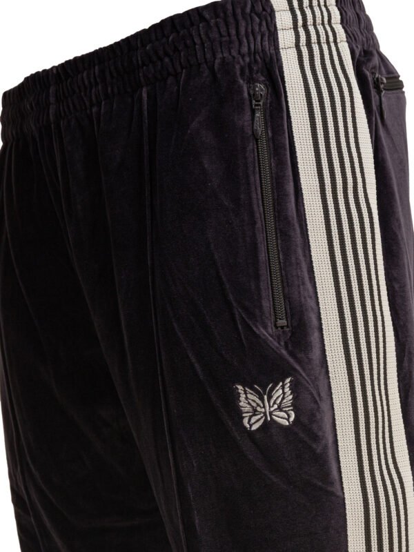 "Needles" jogging noir en coton et polyester coupe regular pour homme - Image 4