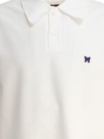 "Needles" polo homme blanc en polyester coupe regular – Image 3