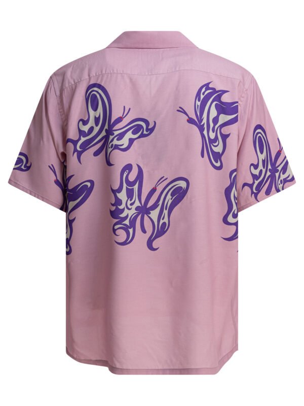 "Needles" chemise homme rose rayonne coupe regular – Image 2